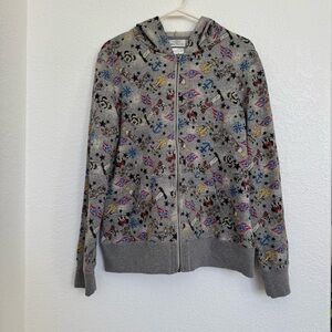 DISNEY Cruise Line Gray Zip-Up Hoodie size L
